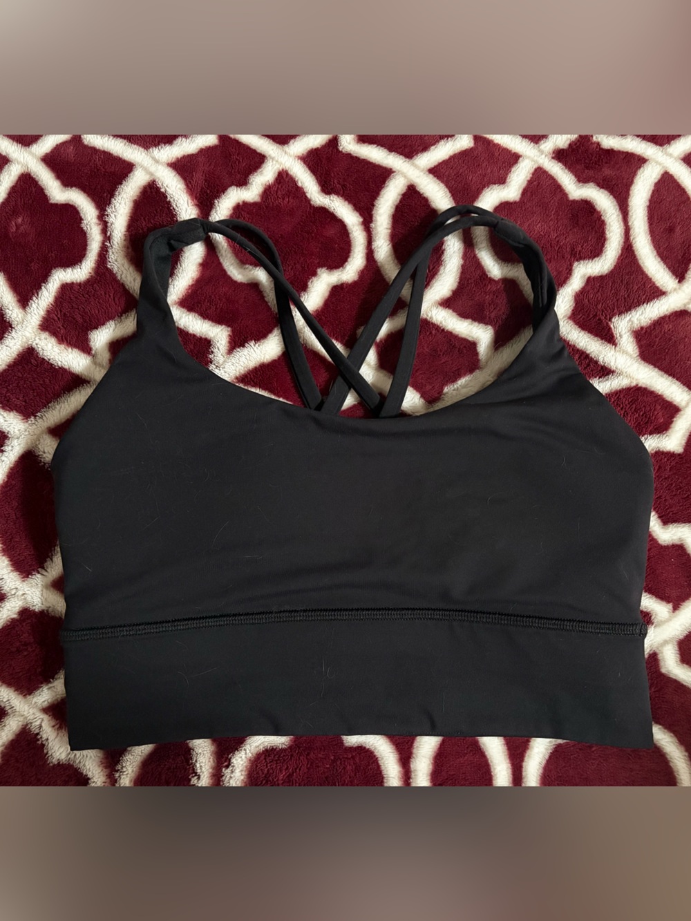 Lululemon Energy Bra Long Line BLK 6